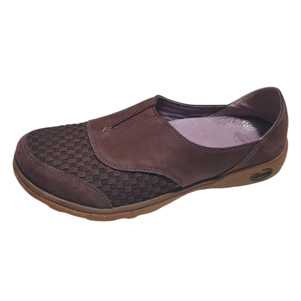 Chacos Purple Leather Woven Ventura Outdoor Slip On Sneakers Women's Size 7